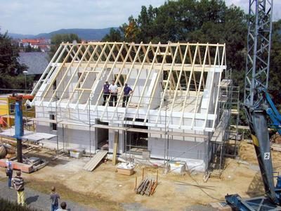 Wie ein Haus entsteht